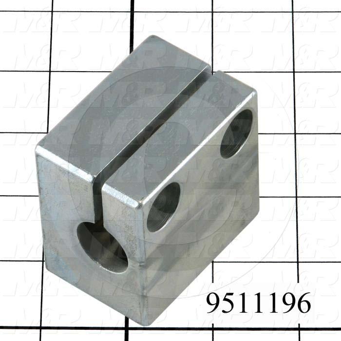 Fabricated Parts, Cam Block, 2.25 in. Length, 2.25 in. Width, 1.56 in. Height