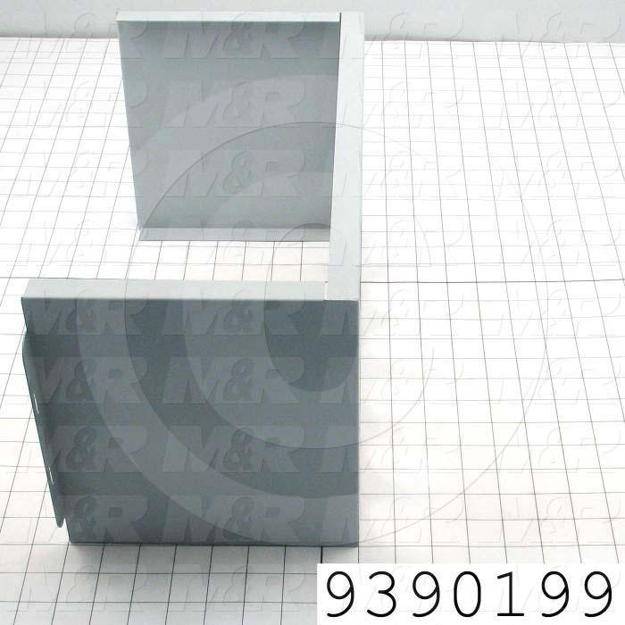 Fabricated Parts, Capacitors Rack, 16.40 in. Length, 8.50 in. Width, 8.00 in. Height, 18 GA Thickness