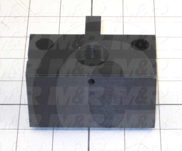 Fabricated Parts, Carriage Brkt, 3.50 in. Length, 2.50 in. Width, 2.00 in. Height, E-Coat Finish