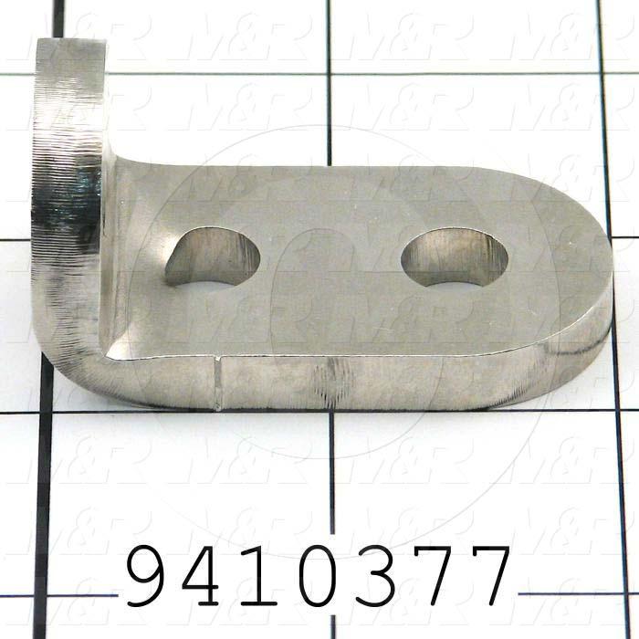 Fabricated Parts, Carriage Bumper Bracket, 2.06 in. Length, 1.13 in. Width, 1.06 in. Height