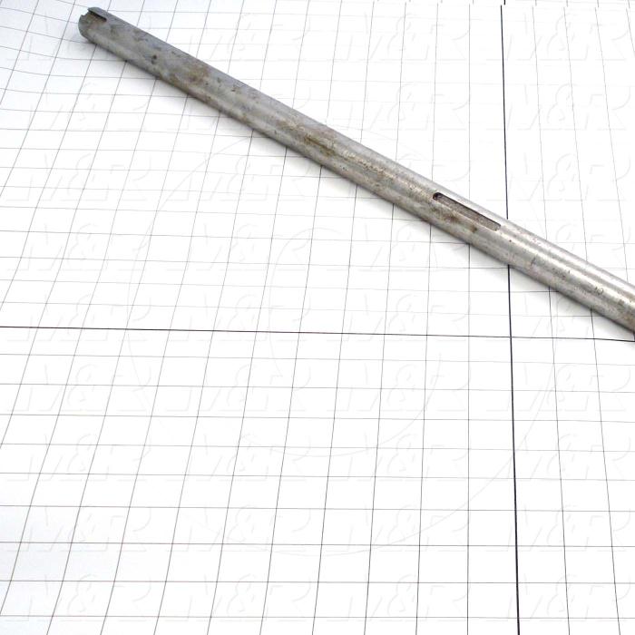 Fabricated Parts, Carriage Drive Shaft, 34.13 in. Length, 1.00 in. Diameter