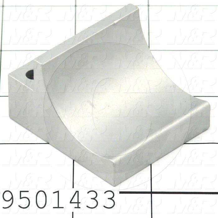 Fabricated Parts, Carriage Drum Wire Cap, 2.00 in. Length, 1.75 in. Width, 1.25 in. Height