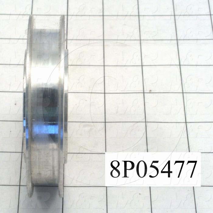 Fabricated Parts, Carriage Idler Roller, 0.92 in. Width, 4.00 in. Diameter