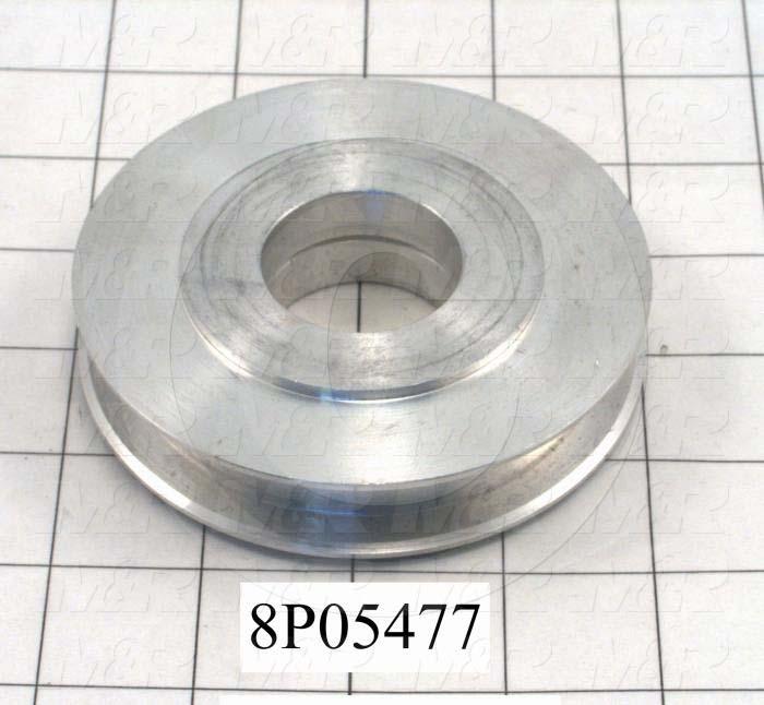 Fabricated Parts, Carriage Idler Roller, 0.92 in. Width, 4.00 in. Diameter