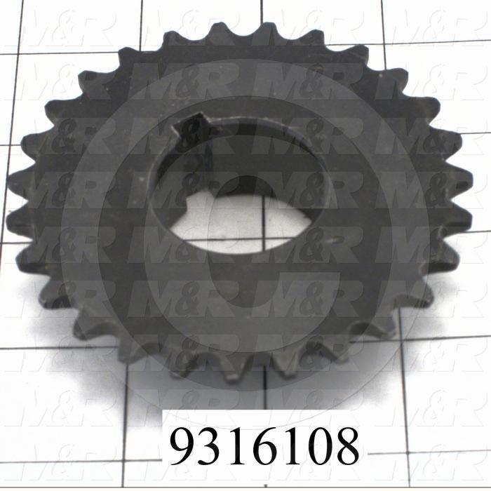 Fabricated Parts, Carriage Idler Sprockets, 0.88 in. Length, 3.23 in. Diameter