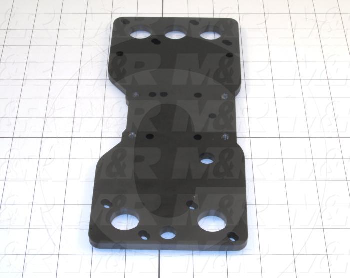 Fabricated Parts, Carriage Plate, 11.25 in. Length, 4.75 in. Width, 0.31 in. Thickness