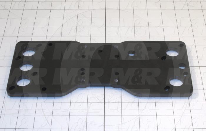 Fabricated Parts, Carriage Plate, 11.25 in. Length, 4.75 in. Width, 0.31 in. Thickness