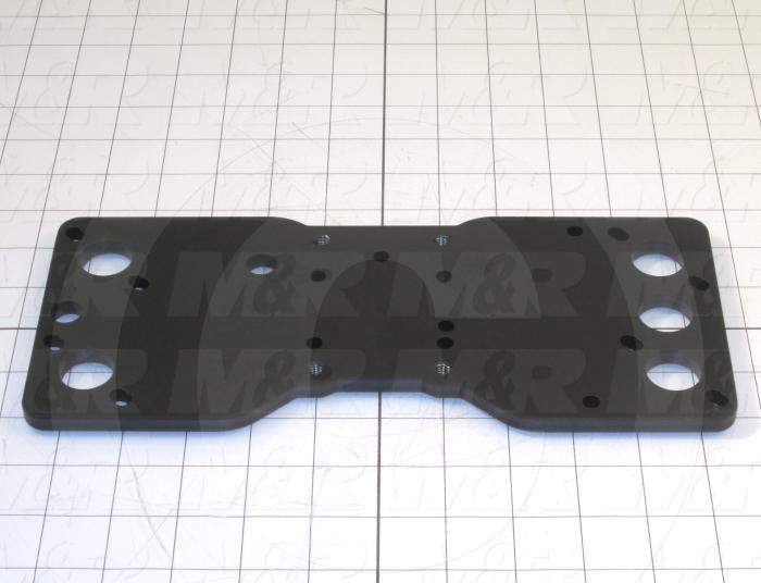 Fabricated Parts, Carriage Plate, 11.25 in. Length, 4.75 in. Width, 0.31 in. Thickness