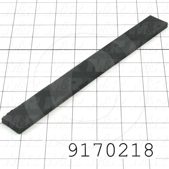 Fabricated Parts, Carriage Pusher Pad, 10.00 in. Length, 1.00 in. Width, 0.25 in. Thickness