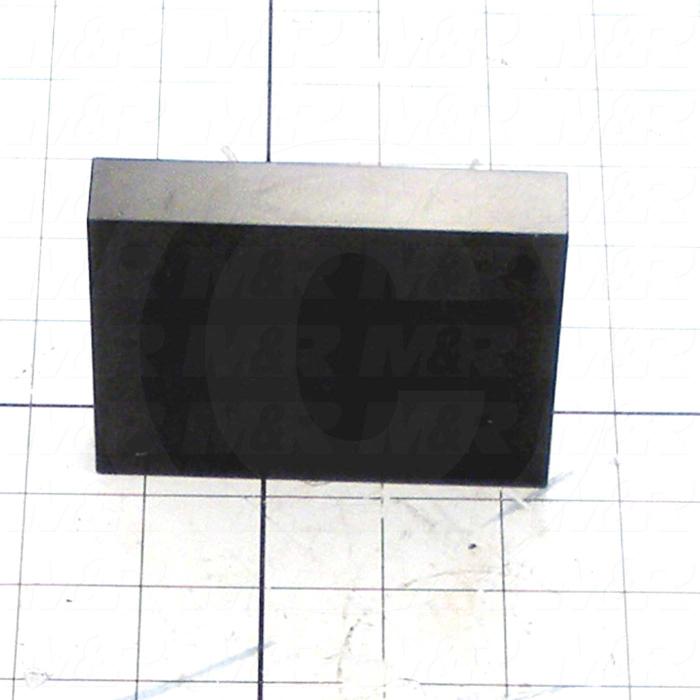 Fabricated Parts, Carriage Spacer, 3.81 in. Length, 3.00 in. Width, 0.75 in. Thickness