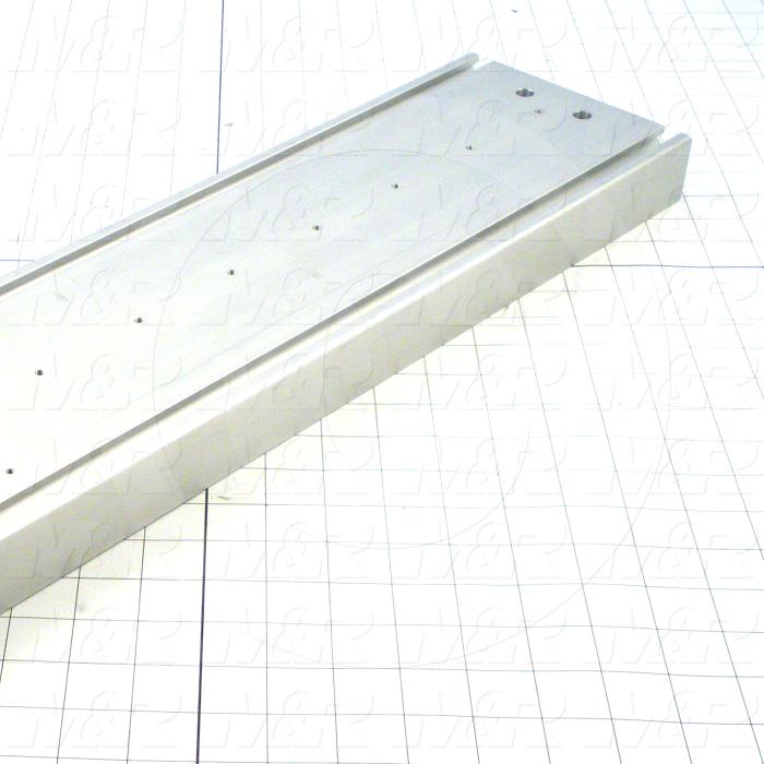Fabricated Parts, Carriage Support Extrusion, 43.50 in. Length, 1.50 in. Width, 5.88 in. Height