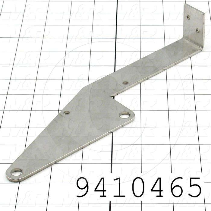 Fabricated Parts, Carrier Holder-Left 10.59"Lg, 11.50 in. Length, 2.75 in. Width, 1.69 in. Height, 11 GA Thickness