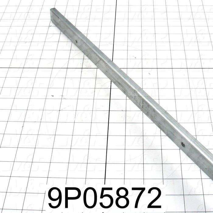 Fabricated Parts, Chain Guide Channel, 98.00 in. Length, 0.47 in. Width, 1.10 in. Height