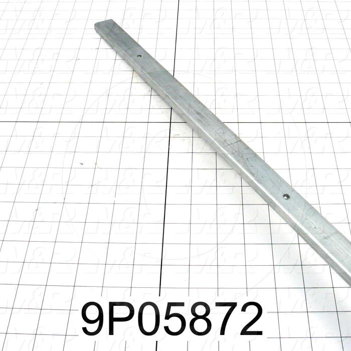 Fabricated Parts, Chain Guide Channel, 98.00 in. Length, 0.47 in. Width, 1.10 in. Height