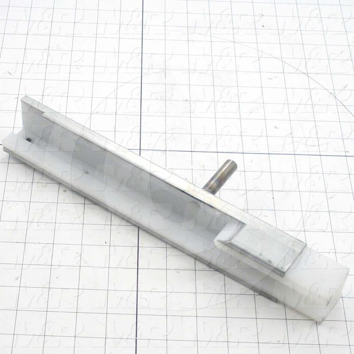 Fabricated Parts, Chain Guide Extrusion - Left 15.625", 15.63 in. Length, 1.77 in. Width, 3.50 in. Height