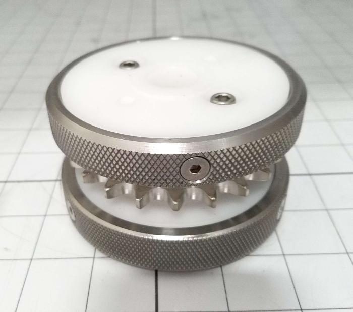 Fabricated Parts, Chain Roller Assembly, 2.30 in. Width, 4.00 in. Diameter