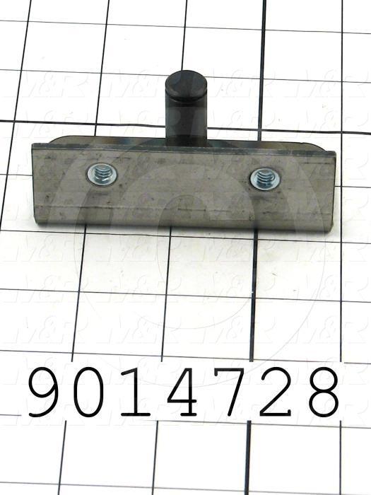 Fabricated Parts, Chain Tensioner Brkt Weld & Assy, 3.50 in. Length, 1.63 in. Width, 1.25 in. Height, Painted Black Finish