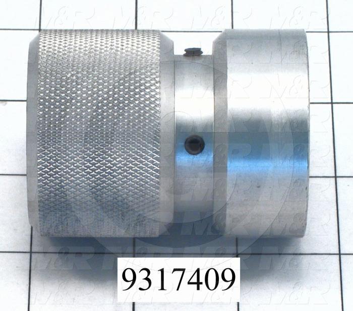 Fabricated Parts, Chopper Knob, 3.50 in. Length, 2.25 in. Diameter