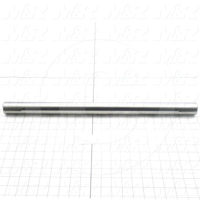 Fabricated Parts, Circulation Blower Shaft, 22.25 in. Length, 1.44 in. Diameter