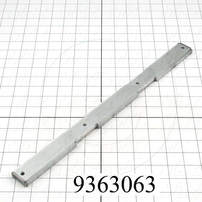 Fabricated Parts, Clamp Bracket, 16.50 in. Length, 1.25 in. Width, 0.36 in. Height