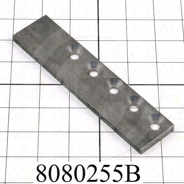 Fabricated Parts, Clevis Guide, 6.50 in. Length, 1.50 in. Width, 0.31 in. Thickness