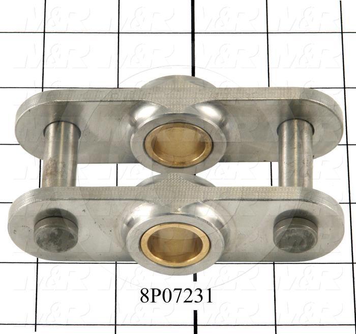 Fabricated Parts, Connecting Link, 4.29 in. Length, 1.23 in. Width, 0.22 in. Height