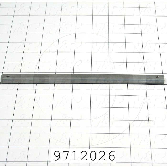 Fabricated Parts, Control Box Holder Nut 9"Lg C, 9.00 in. Length, 0.63 in. Width, 0.25 in. Height
