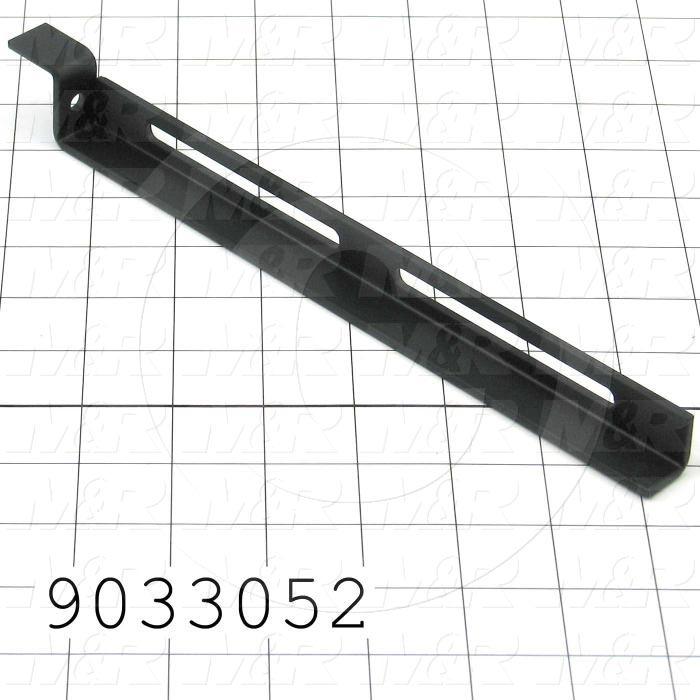 Fabricated Parts, Conveyor Supports -Right, 11.10 in. Length, 1.10 in. Width, 0.75 in. Height, 12 GA Thickness