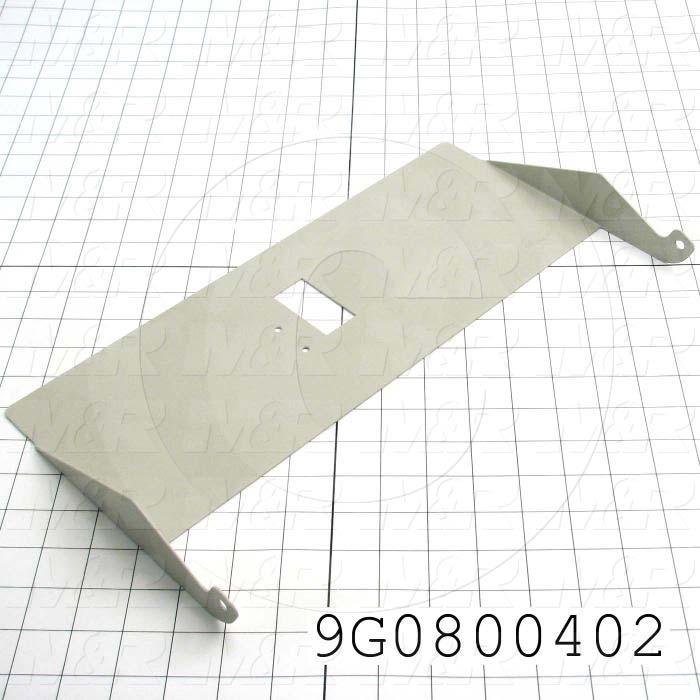 Fabricated Parts, Counter Chute 15.120"L Ac, 15.12 In. Length, 8.54 In Width, 1.65 in. Height, 16 GA Thickness