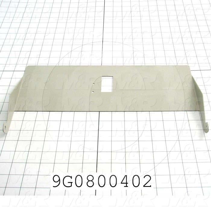 Fabricated Parts, Counter Chute 15.120"L Ac, 15.12 In. Length, 8.54 In Width, 1.65 in. Height, 16 GA Thickness