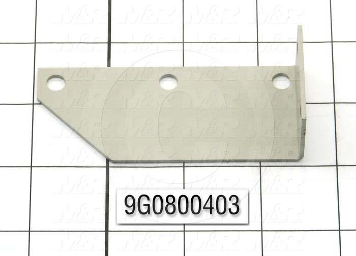 Fabricated Parts, Counter Eye Mount Bracket, 3.50 in. Length, 1.50 in. Width, 1.00 in. Height, 14 GA Thickness