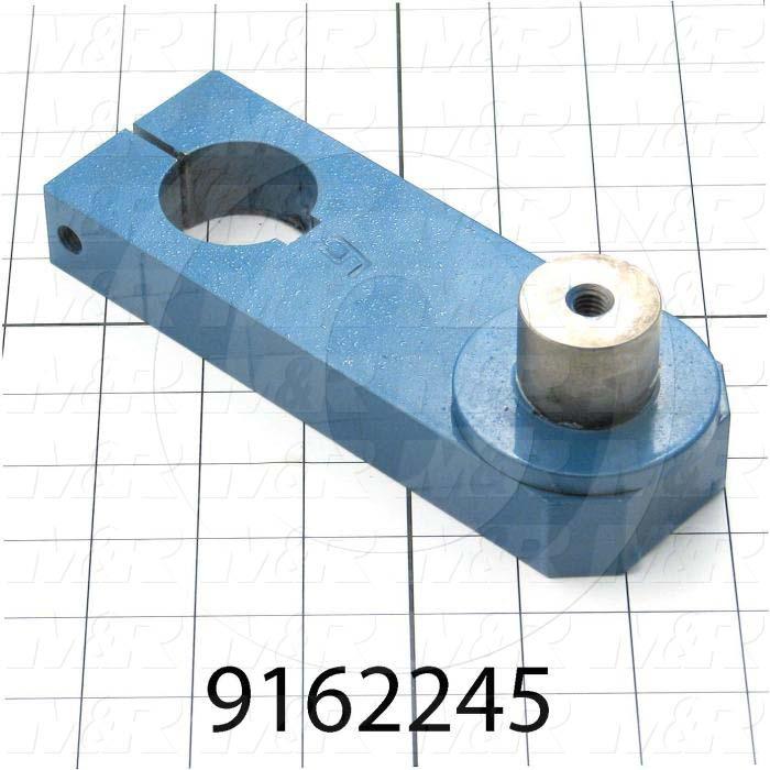 Fabricated Parts, Crank Base Weldment, 7.19 in. Length, 2.50 in. Width, 2.26 in. Height