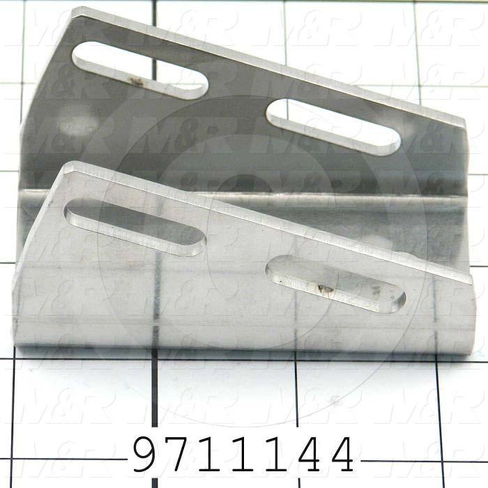 Fabricated Parts, Cyl. Mtg. Clamp 3.82"Lg Ps, 3.28 in. Length, 1.82 in. Width, 1.77 in. Height, 11 GA Thickness