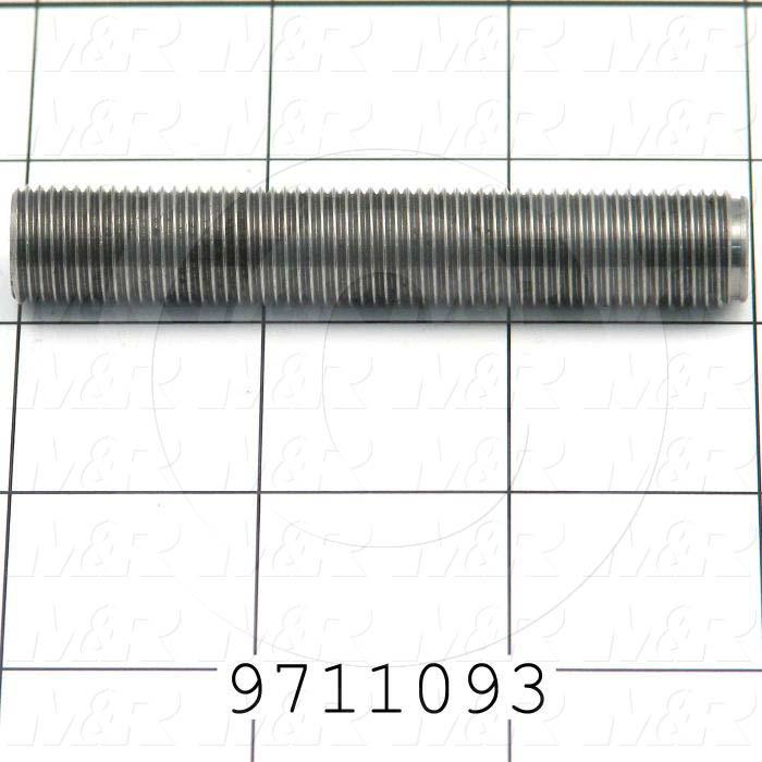 Fabricated Parts, Cyl. Stroke Adj. Screw 3" Ps, 3.00 in. Length, 1/2-20 Thread Size
