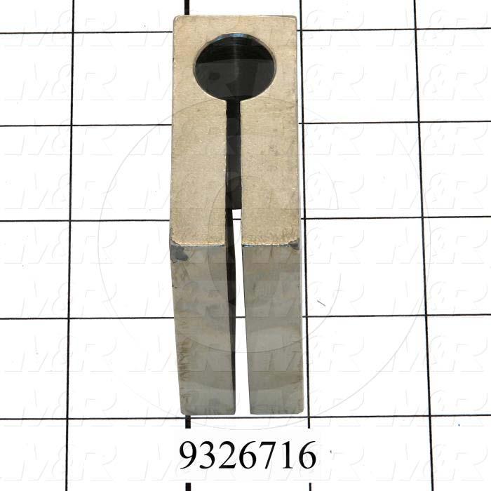 Fabricated Parts, Cylinder Attach Bracket, 2.50 in. Length, 2.25 in. Width, 1.00 in. Height