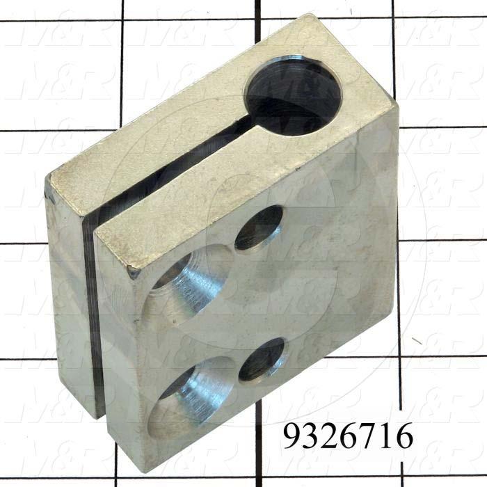 Fabricated Parts, Cylinder Attach Bracket, 2.50 in. Length, 2.25 in. Width, 1.00 in. Height