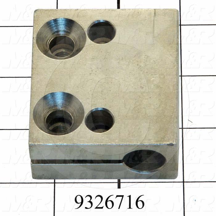 Fabricated Parts, Cylinder Attach Bracket, 2.50 in. Length, 2.25 in. Width, 1.00 in. Height