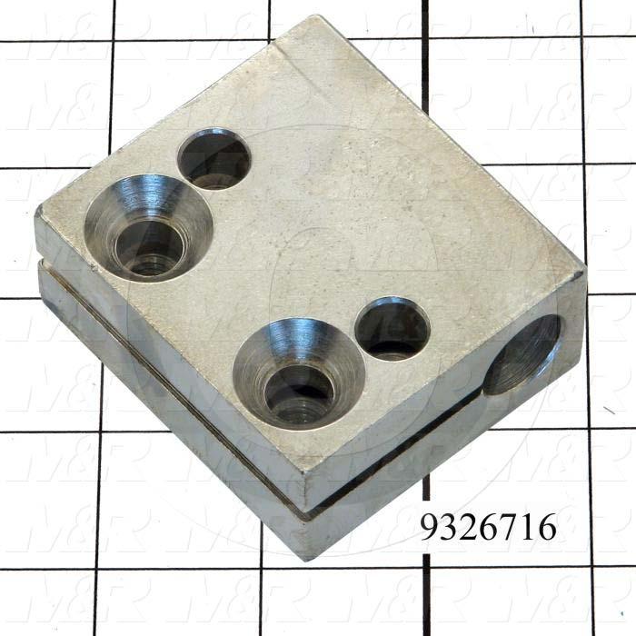 Fabricated Parts, Cylinder Attach Bracket, 2.50 in. Length, 2.25 in. Width, 1.00 in. Height