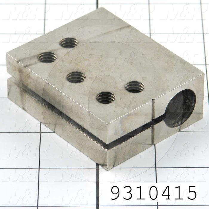 Fabricated Parts, Cylinder Attachment Block, 2.25 in. Length, 2.75 in. Width, 1.00 in. Height