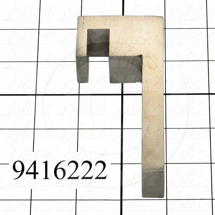 Fabricated Parts, Cylinder Attachment Weld, 4.50 in. Length, 2.02 in. Width, 1.00 in. Height