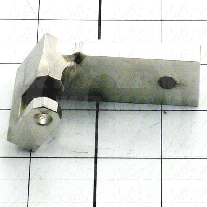 Fabricated Parts, Cylinder Bracket Weldment, 2.09 in. Length, 1.52 in. Width, 2.11 in. Height
