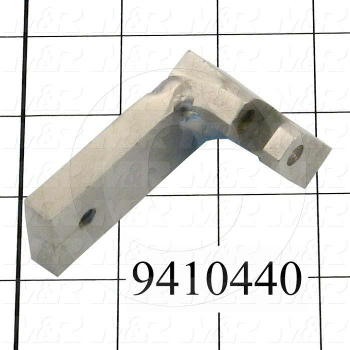 Fabricated Parts, Cylinder Bracket Weldment, 2.61 in. Length, 2.00 in. Width, 1.52 in. Height, Rear Side