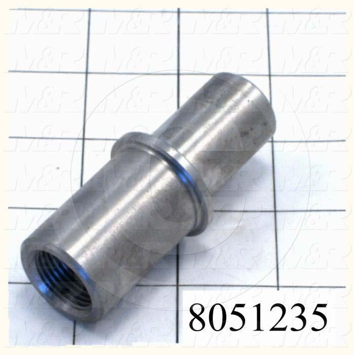 Fabricated Parts, Cylinder Extension, 2.94 in. Length, 1.25 in. Diameter