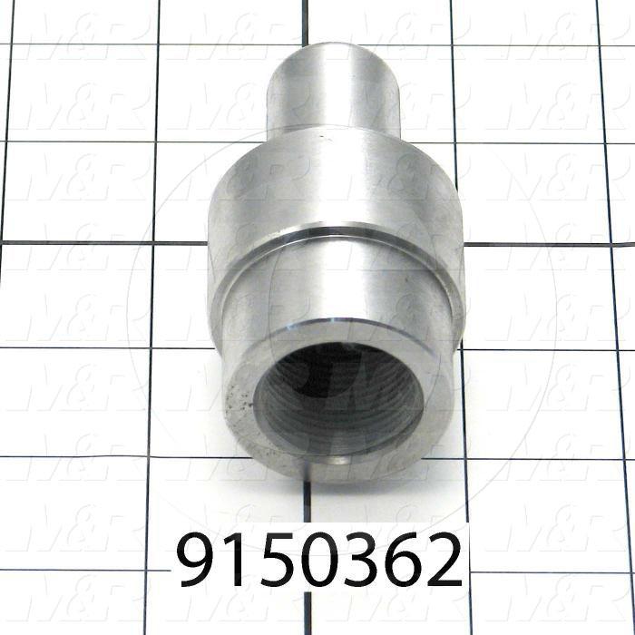 Fabricated Parts, Cylinder Extension, 3.01 in. Length, 1.44 in. Diameter, 1-14 Thread Size