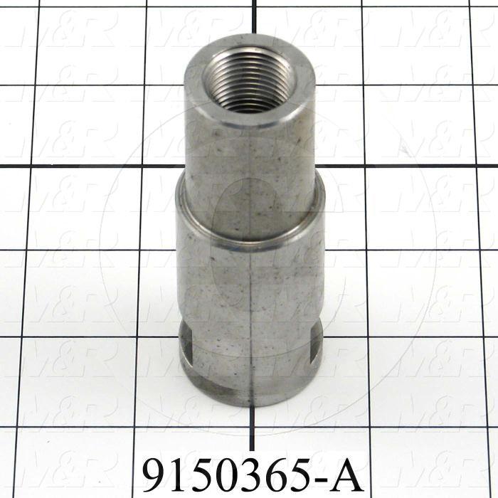 Fabricated Parts, Cylinder Extension, 3.35 in. Length, 1.24 in. Diameter