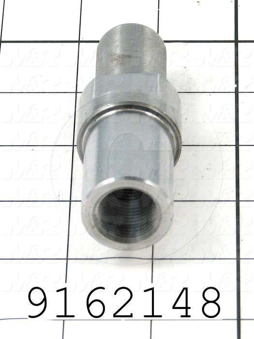 Fabricated Parts, Cylinder Extension, 3.50 in. Length, 1.25 in. Width, 1.25 in. Height