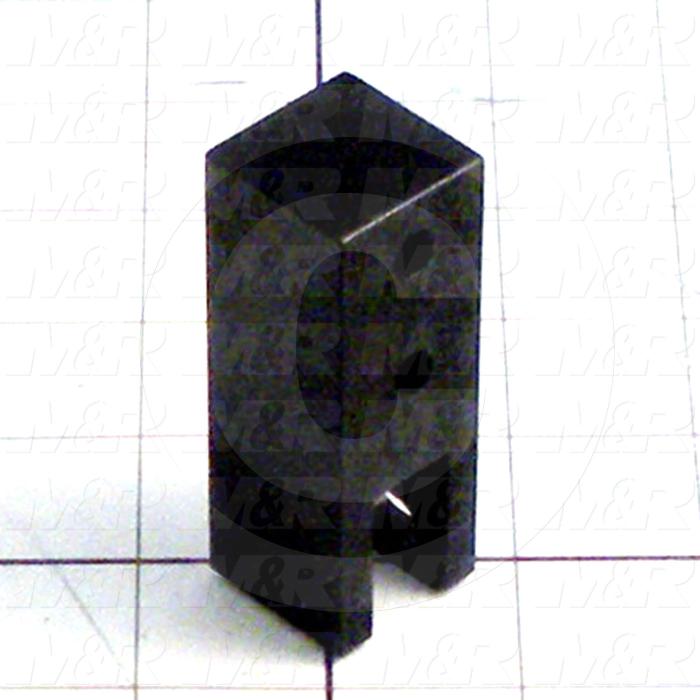 Fabricated Parts, Cylinder Mounting Clevis, 2.81 in. Length, 1.00 in. Width, 1.00 in. Height