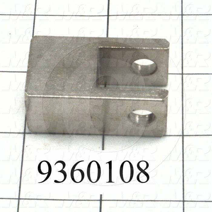 Fabricated Parts, Cylinder Pivot Bracket, 1.75 in. Length, 1.00 in. Width, 0.75 in. Height