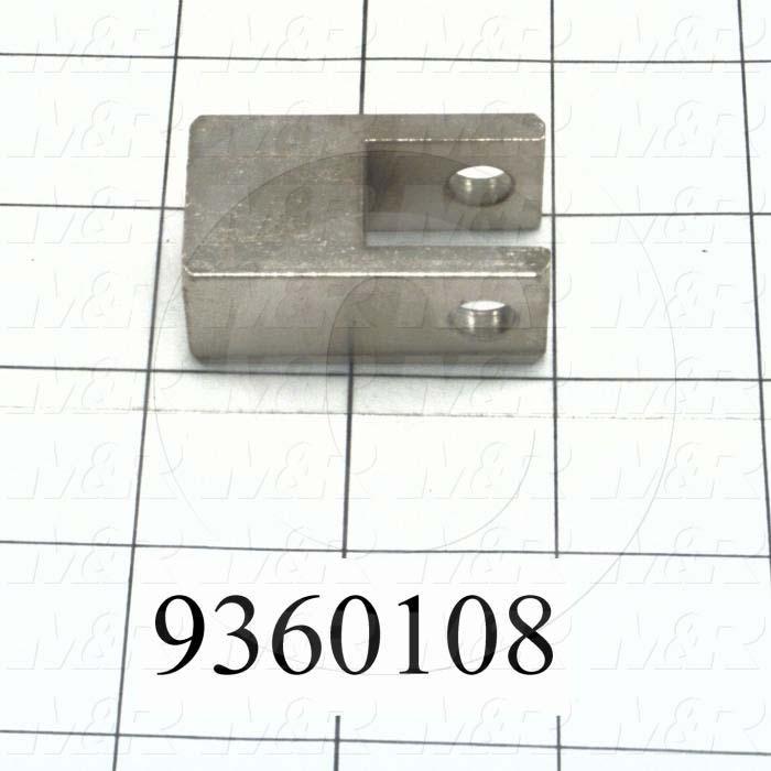 Fabricated Parts, Cylinder Pivot Bracket, 1.75 in. Length, 1.00 in. Width, 0.75 in. Height