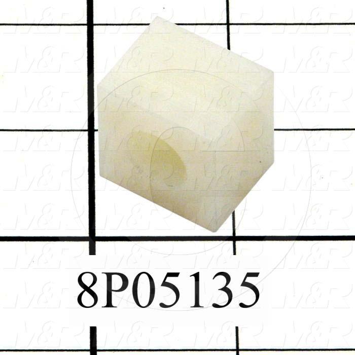 Fabricated Parts, Cylinder Safety Cap, 1.00 in. Length, 0.78 in. Width, 1.00 in. Height